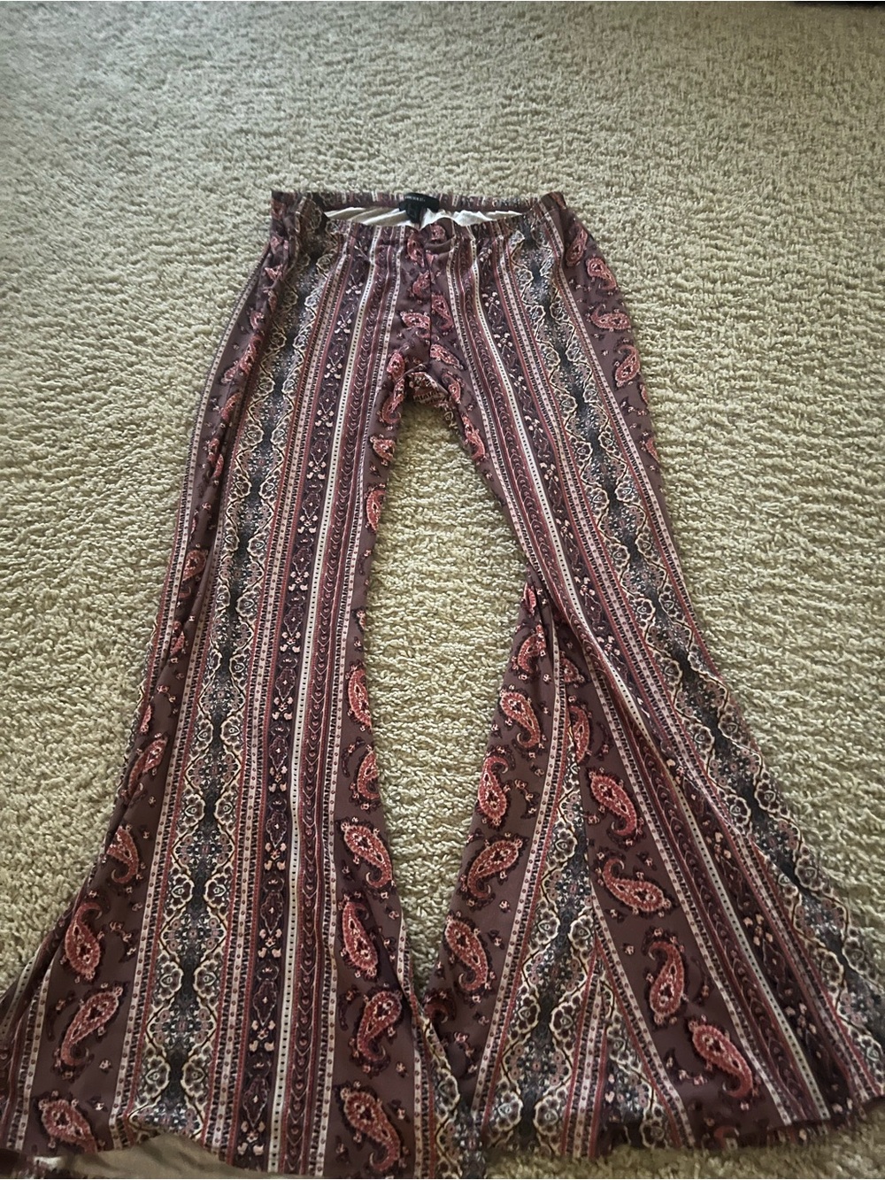 Women’s Boho Paisley Flare pants